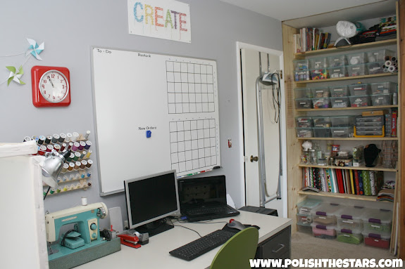 organized craft room