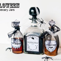 Halloween Jars using Silhouette Print & Cut + CAMEO Giveaway!