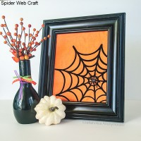 Spider Web craft PLUS Silhouette CAMEO Giveaway!