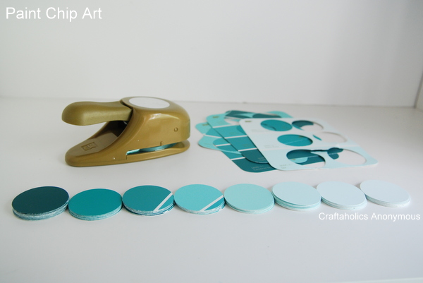 fun paint chip tutorial paint chip tutorial