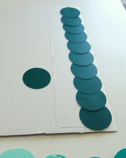 I am so making this! scallop paint chip