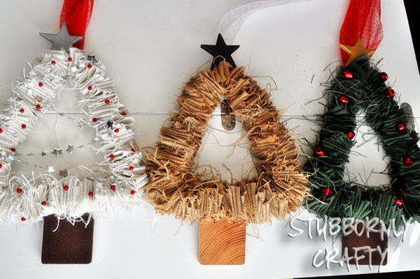 Christmas tree wreath tutorial