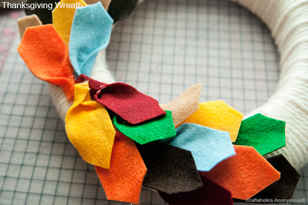 Colorful fall wreath idea! fall wreath