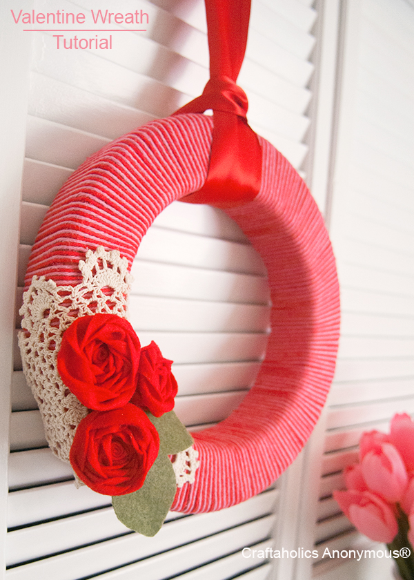 valentine's day wreath