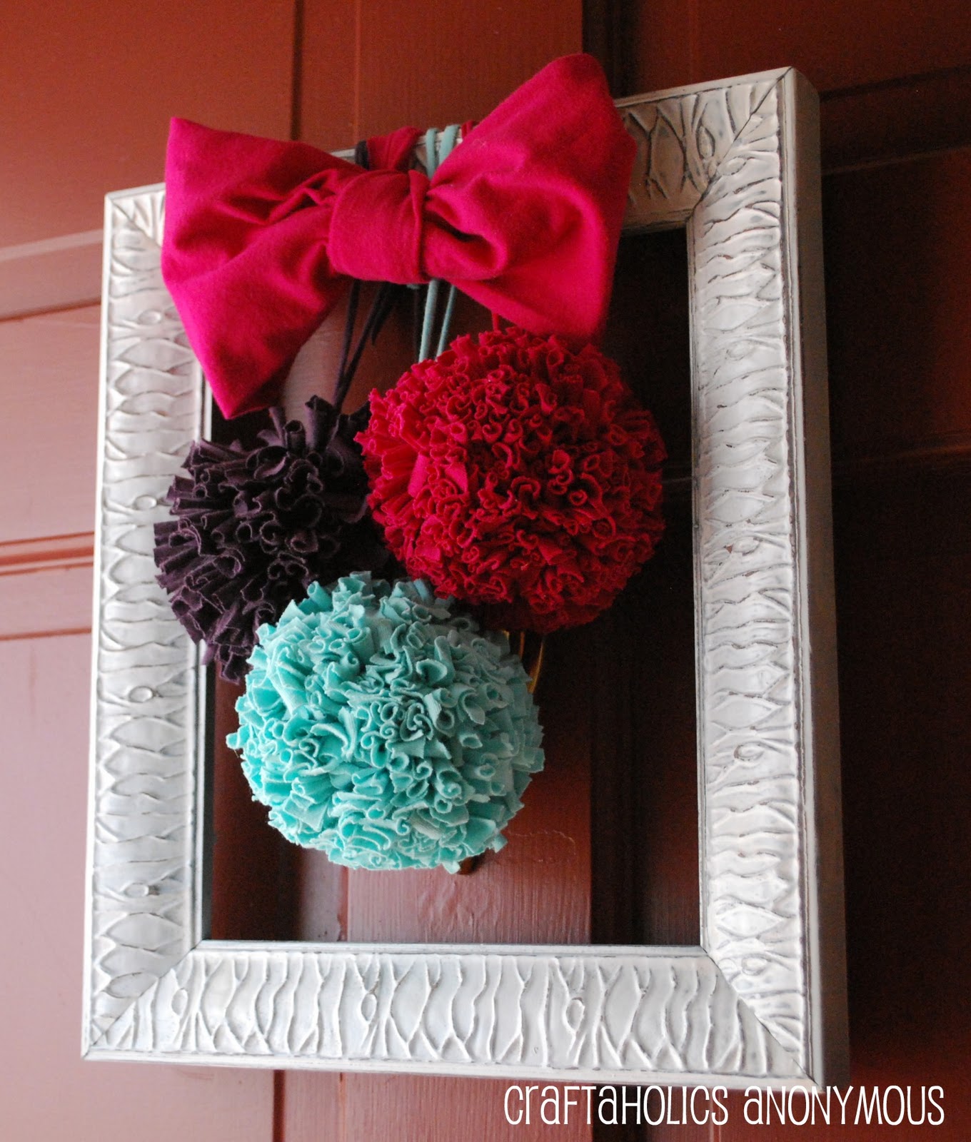 Valentine's day door decor