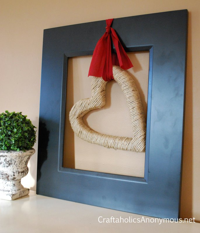 valentine's heart wreath