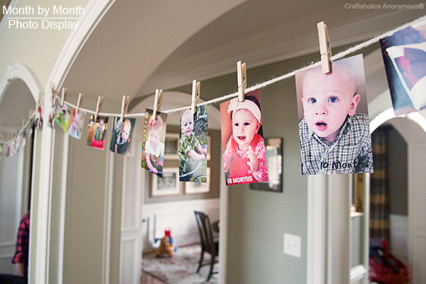 monthly photo display