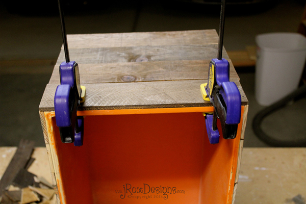 Wooden Herringbone Toy Box by jRoxDesigns12