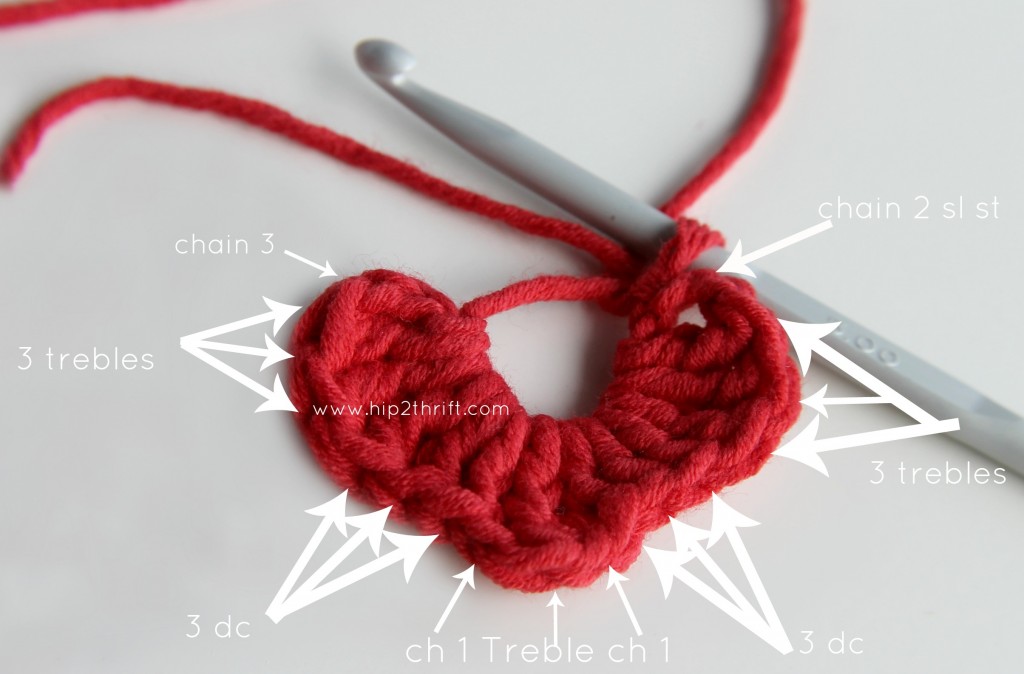 crochet heart tutorial