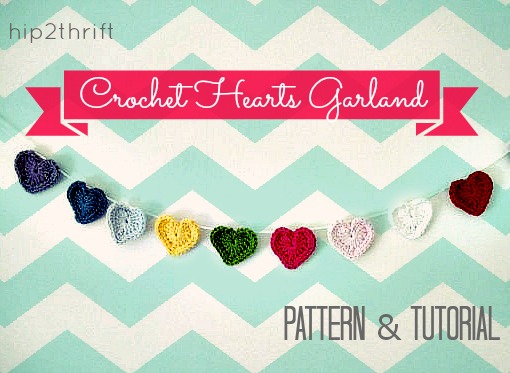 crochet hearts 