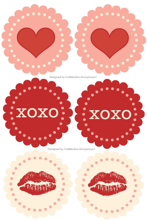 Craftaholics Anonymous® A Valentine Printable just for you!