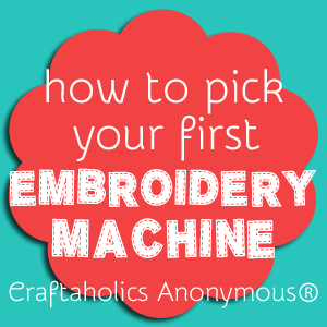 how to choose an embroidery machine