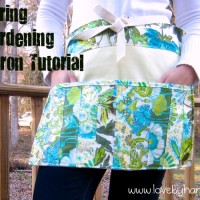 Spring Gardening Apron Tutorial