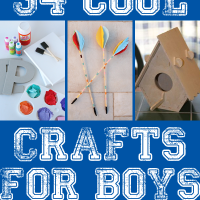 34 Cool Crafts for Boys