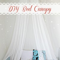 How to make a bed canopy