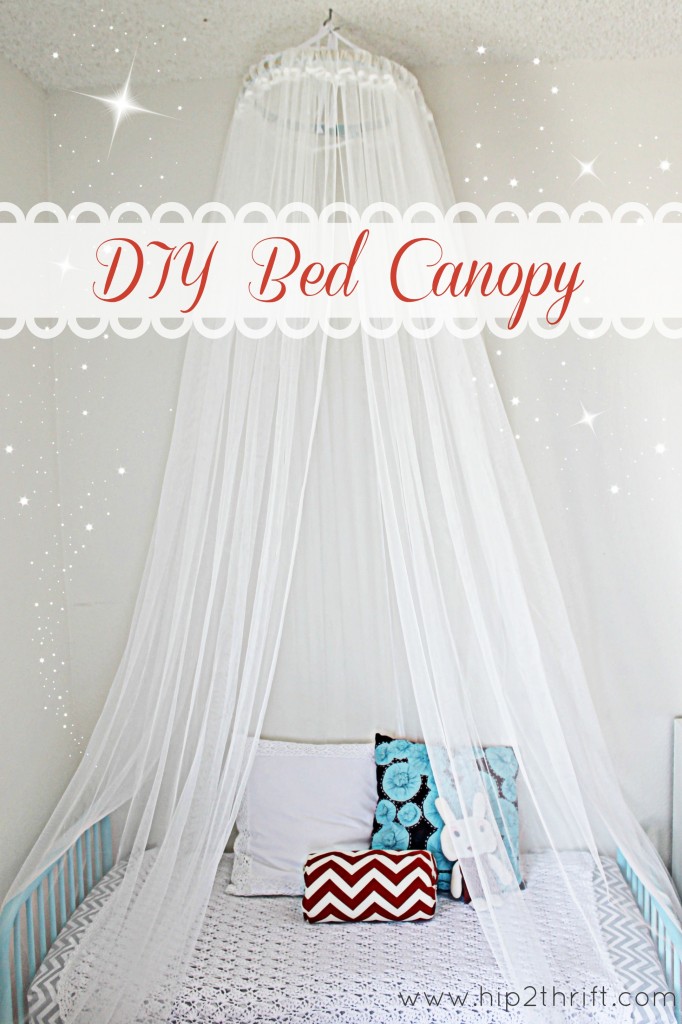 DIY bed canopy