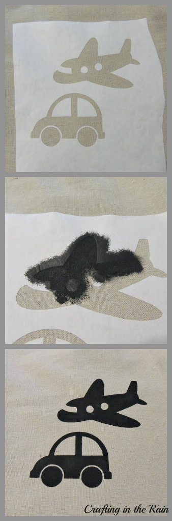 Freezer-paper-stencil