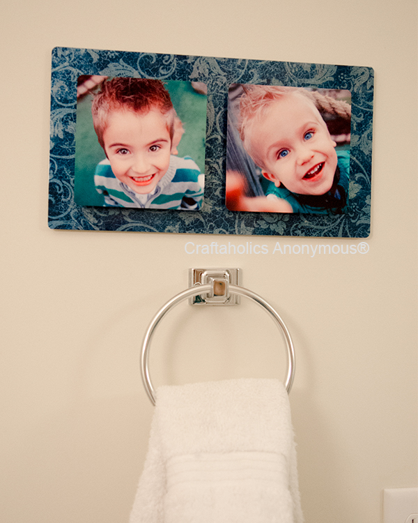 Picture printed on metal. This is so cool! fullerton photo