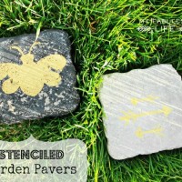 Garden Craft: Stenciled Pavers