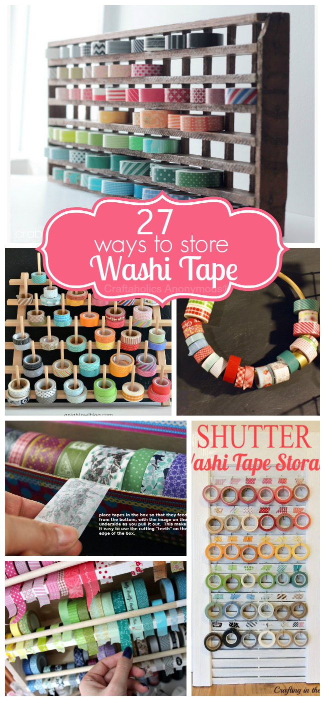 washi tape storage