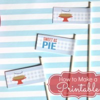 how to make a printable