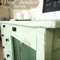 how to paint furniture