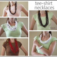 T-Shirt Necklace Tutorial: 5 Variations