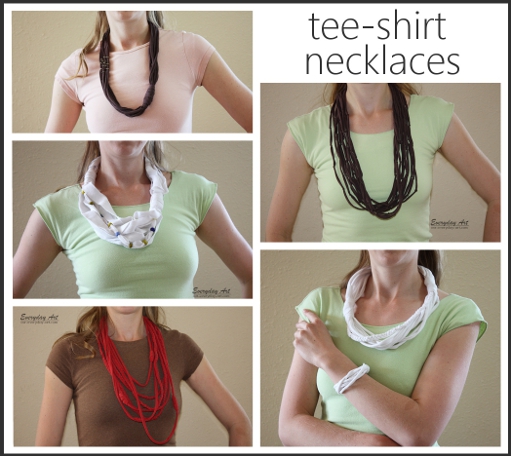 t-shirt necklace tutorial
