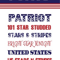 4th Of July Fonts