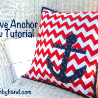 Fast and Easy Anchor Pillow Tutorial