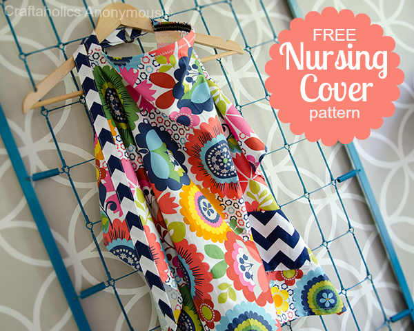 Craftaholics Anonymous® | Nursing Cover Pattern with Pocket