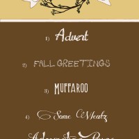 Favorite Fall Fonts