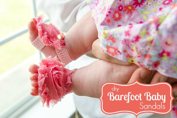 DIY Baby Barefoot Sandals