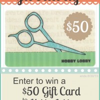 4 year Blogiversary $50 Hobby Lobby Giveaway!