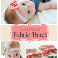 How to Make Fabric Bows Tutorial