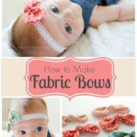 how to sew fabric bows