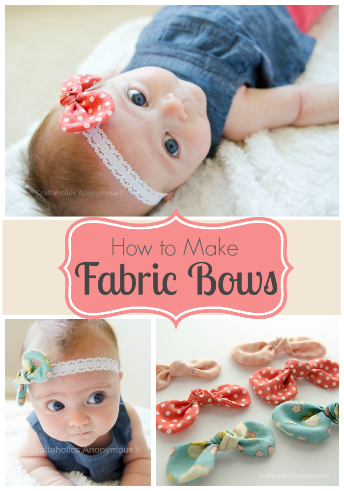 how to make fabric bows