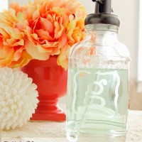 monogram soap dispenser