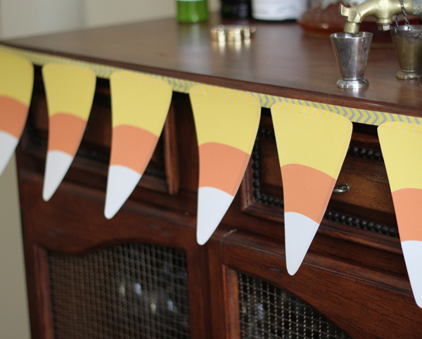 candy corn garland