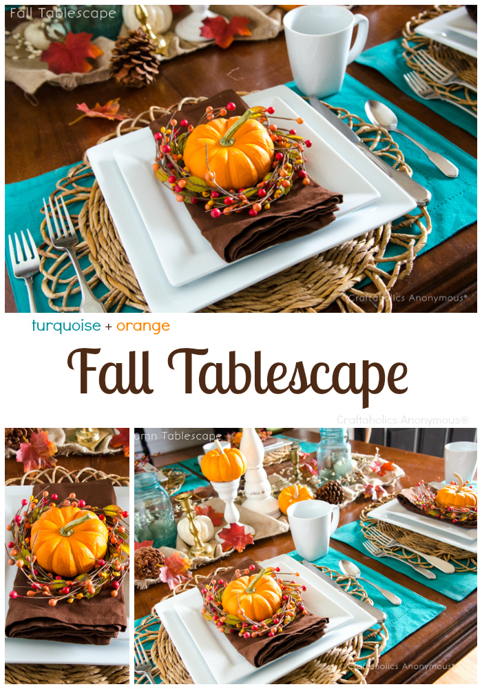 fall tablescape