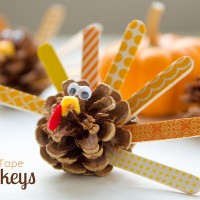 washi tape turkey