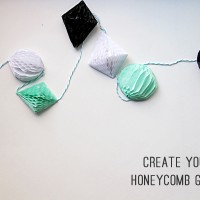 DIY Honeycomb Garland 