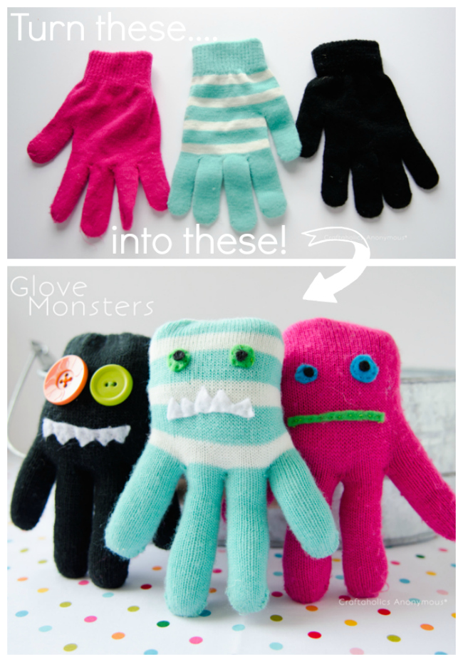 gloves to monsters