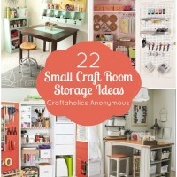 22 Organizing and Storage Ideas for small craft rooms and spaces!