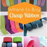 Where to Buy Cheap Ribbon - lots of online sources for inexpensive grosgrain ribbon!