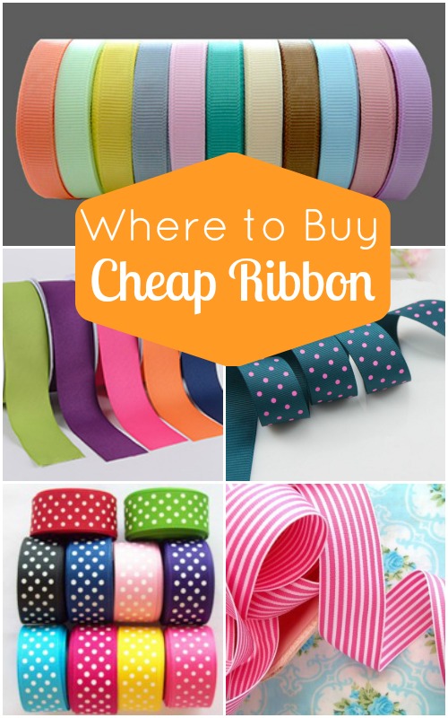 Where to Buy Cheap Ribbon - lots of online sources for inexpensive ribbon!