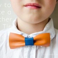 How to Make Leather Bow Ties Tutorial