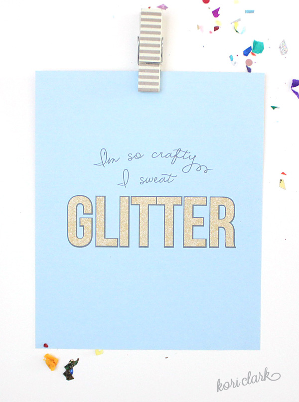 Free Printable for your craft room!