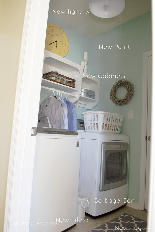 makeover laundry room