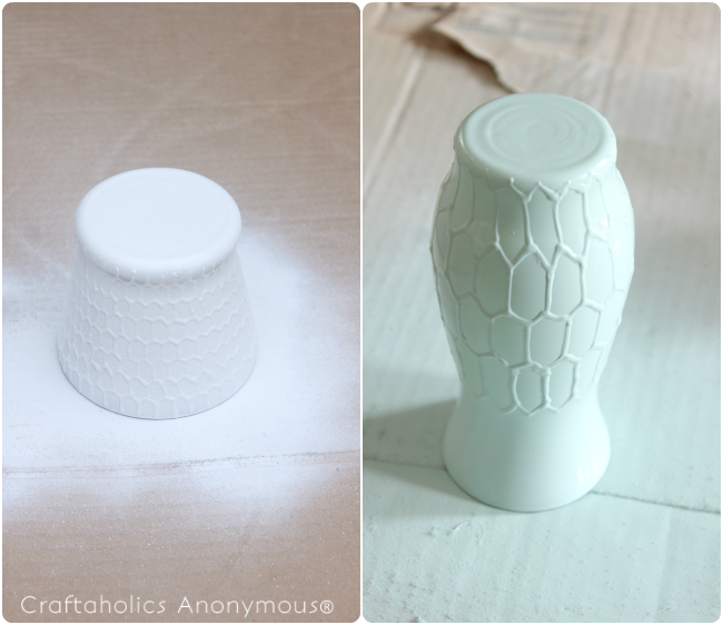 Love this honeycomb vase makeover! I need to make one. Love this honeycomb vase makeover! I need to make one for my kitchen.
